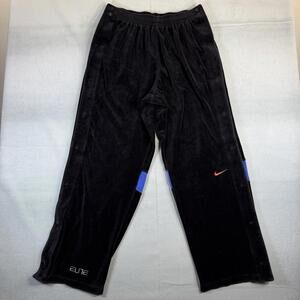 Vintage Nike Elite Florida Gators Tearaway Velour Pants Mens XL Black Velvet
